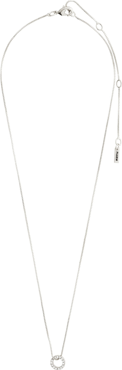 Pilgrim Silver Recycled Rogue Crystal Necklace