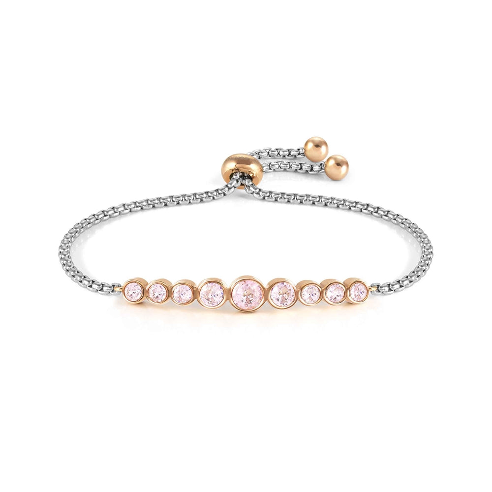 Nomination Milleluci Pink Crystal Bracelet