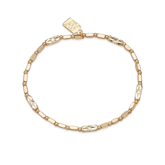 August Woods Gold Star Stretch Bracelet