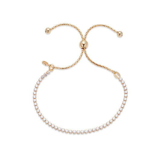 Argento Recycled Gold Crystal Pull Bracelet