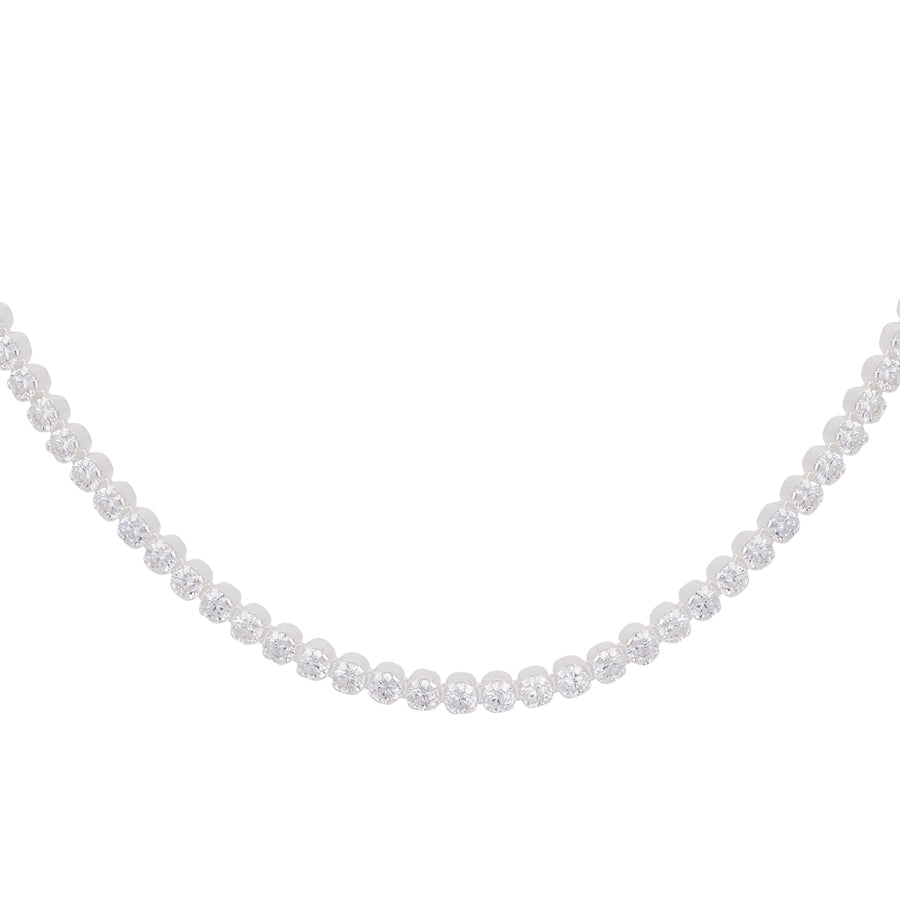Argento Recycled Silver Tennis Necklace