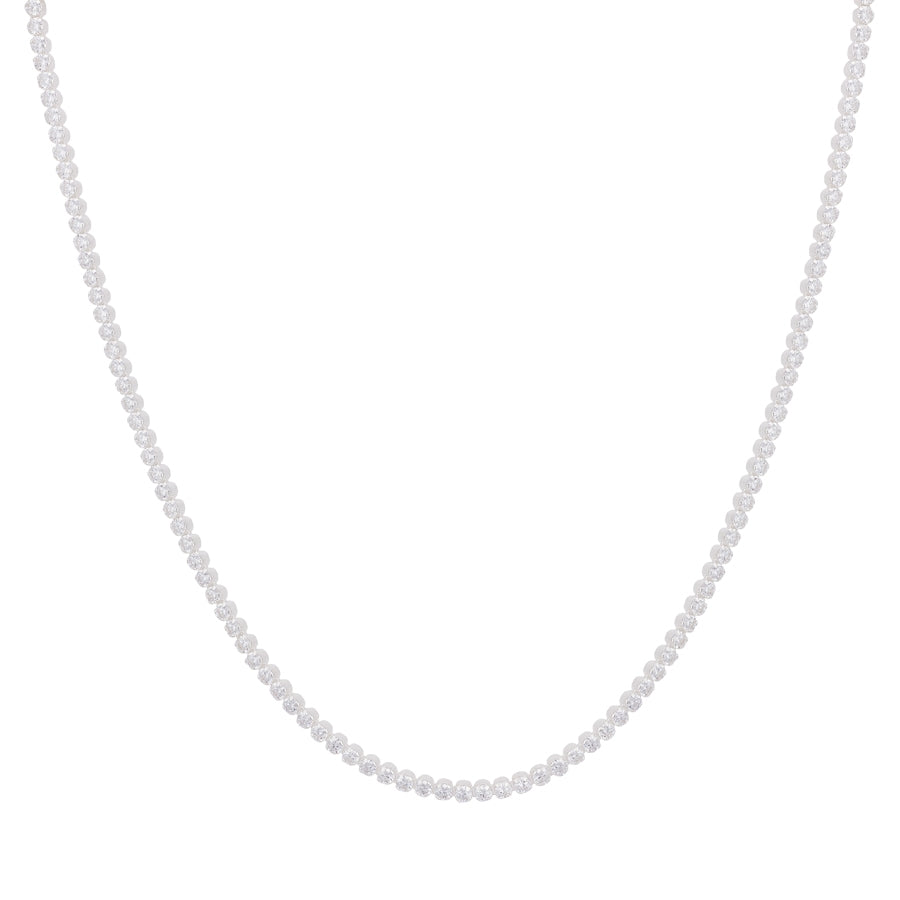 Argento Recycled Silver Tennis Necklace