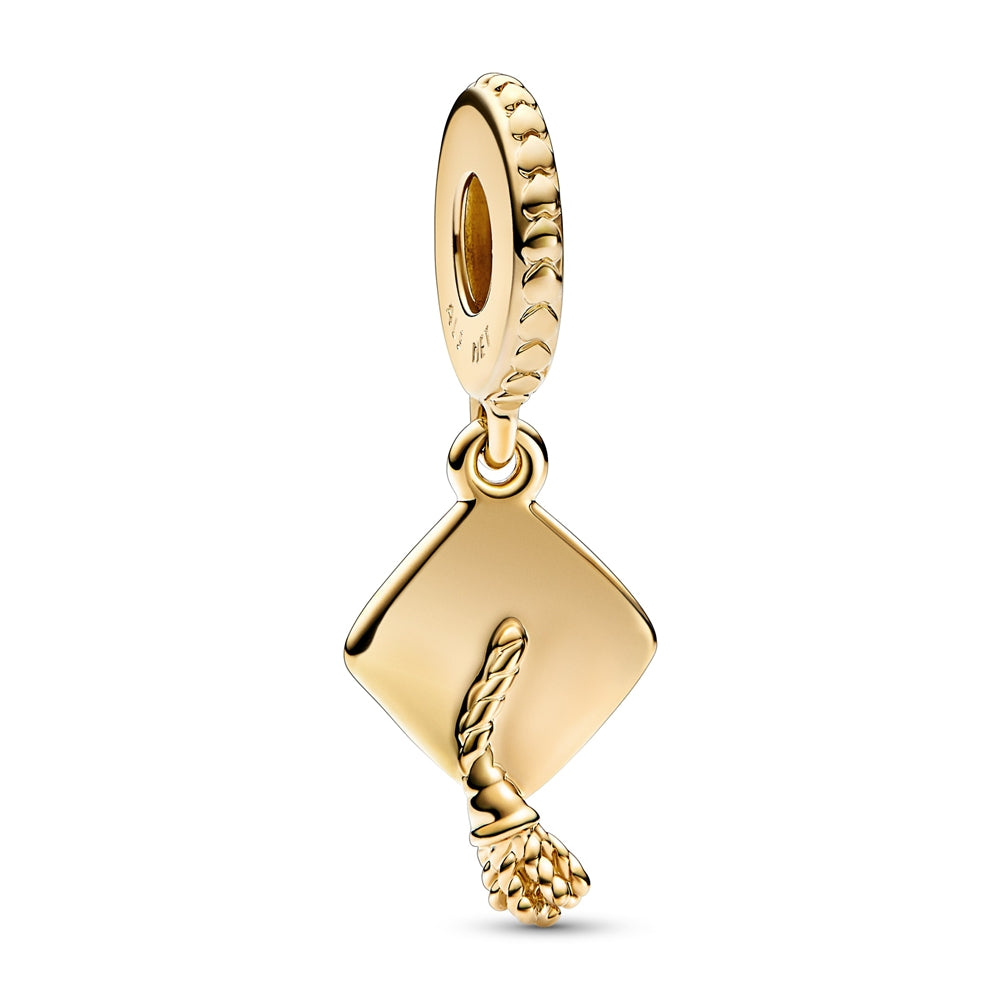 Pandora Gold Graduation Cap Charm