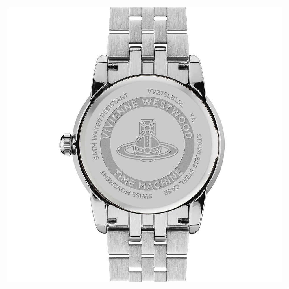 Vivienne Westwood Silver Cadogan Blue Watch