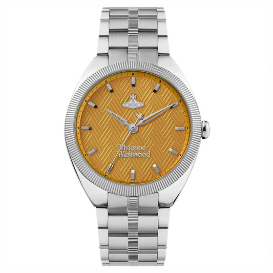 Vivienne Westwood Silver + Orange Mews Watch