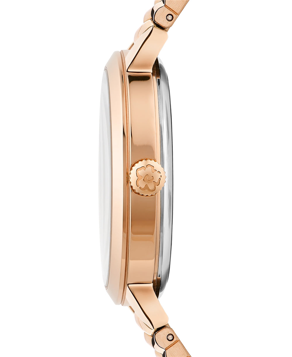 Ted Baker Rose Gold + Pink Magnolia Bracelet Watch