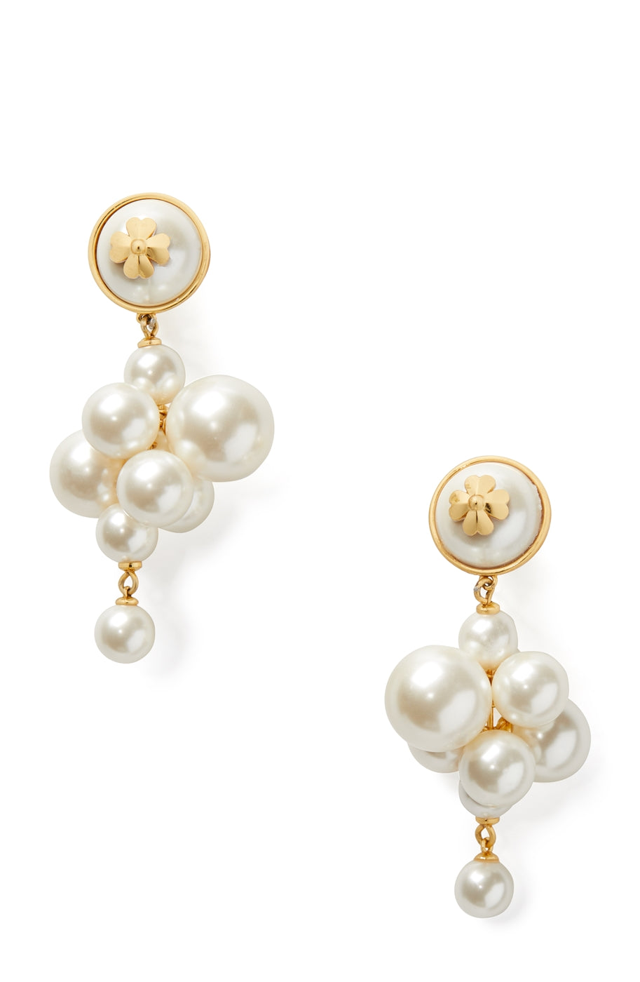 Kate Spade New York Gold Feature Pearls Drop Earrings