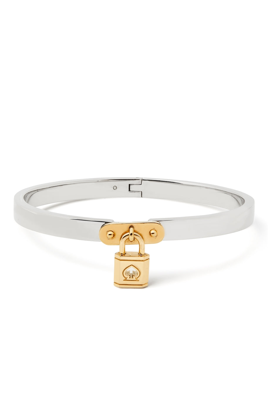 Kate Spade New York Gold + Silver Padlock Bangle