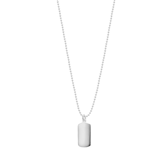 Argento Silver Kids Tag Necklace