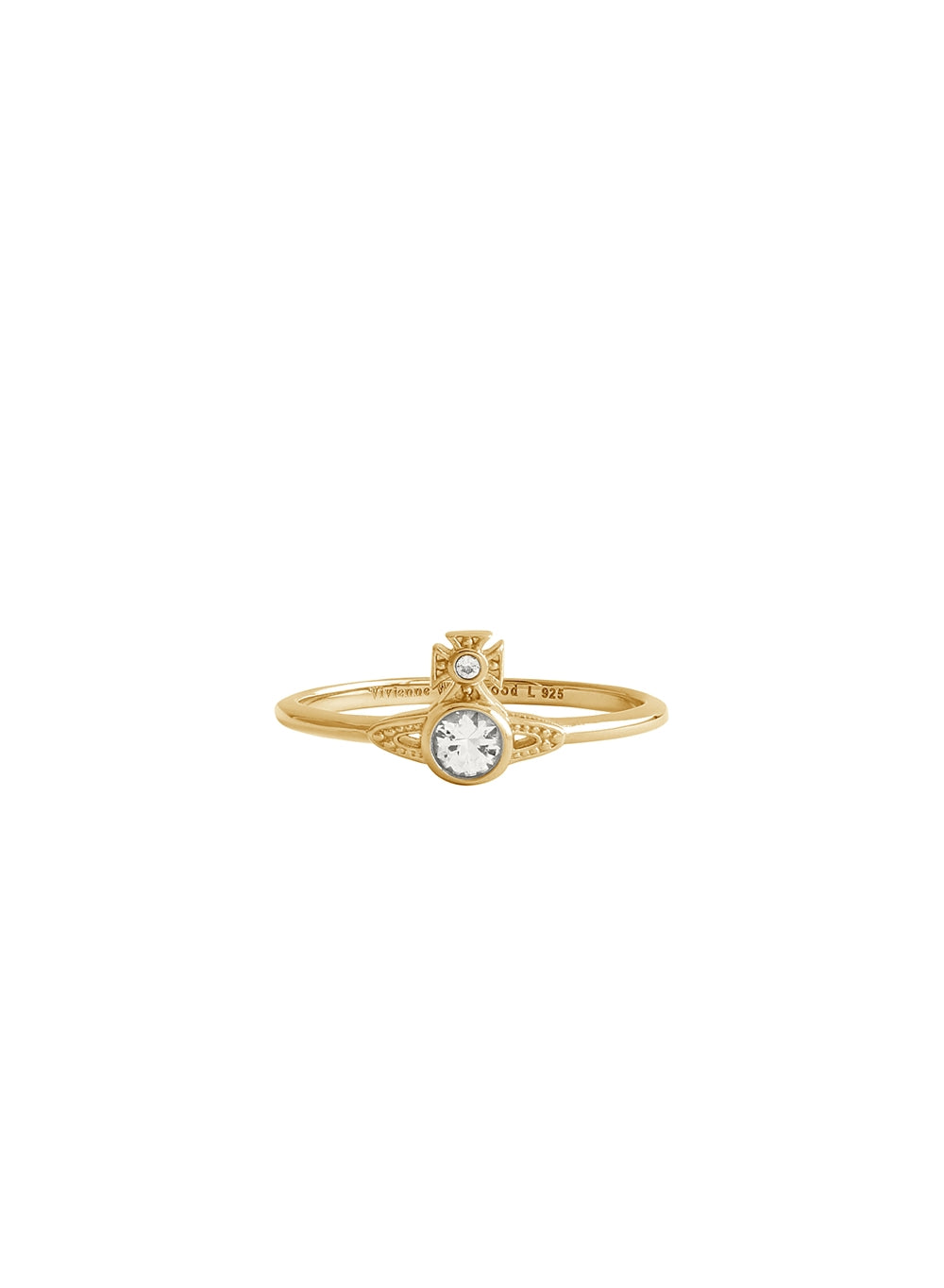 Vivienne Westwood Gold Plated London Orb Ring