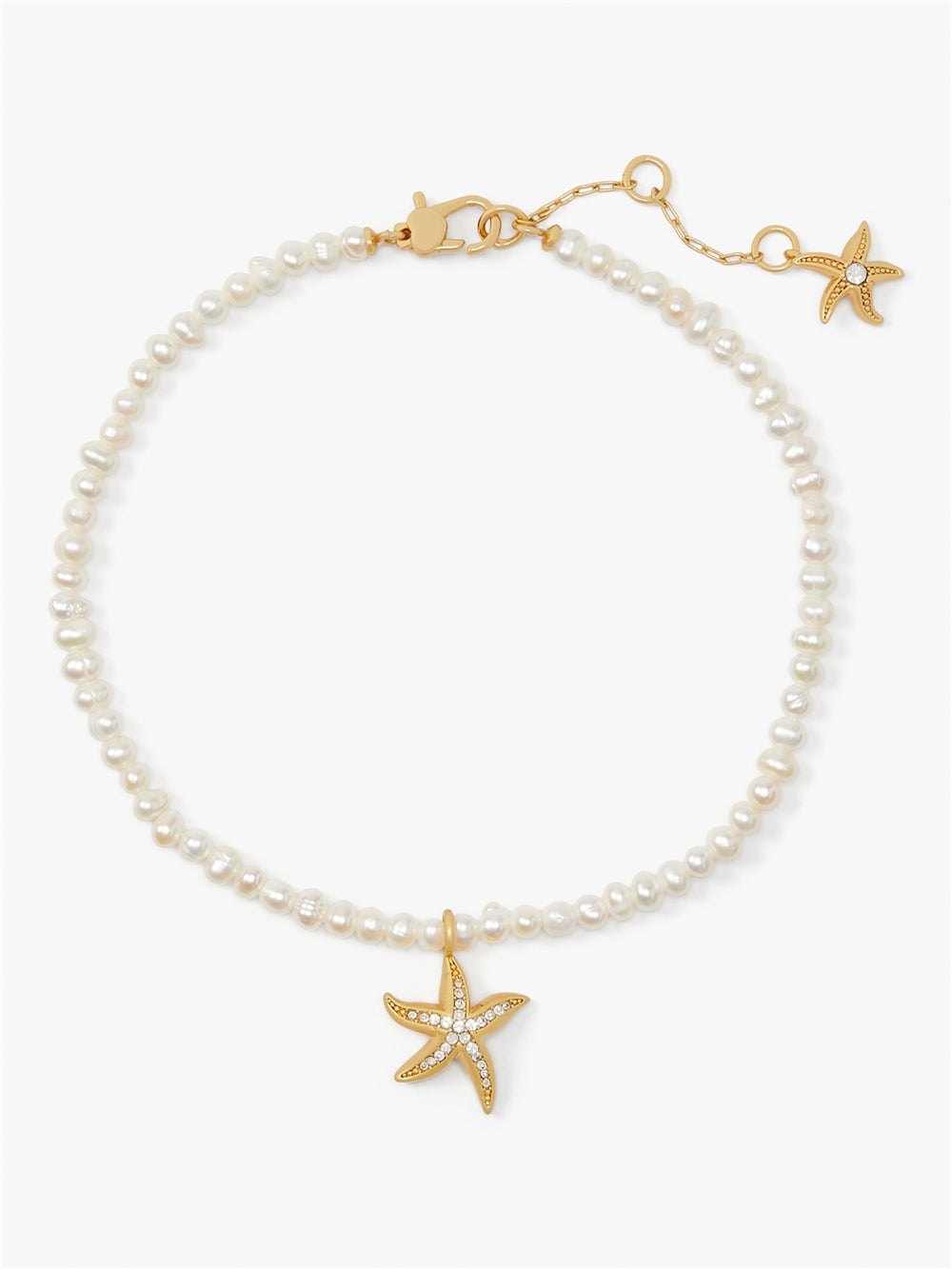 Kate Spade New York Gold Pearl Starfish Anklet