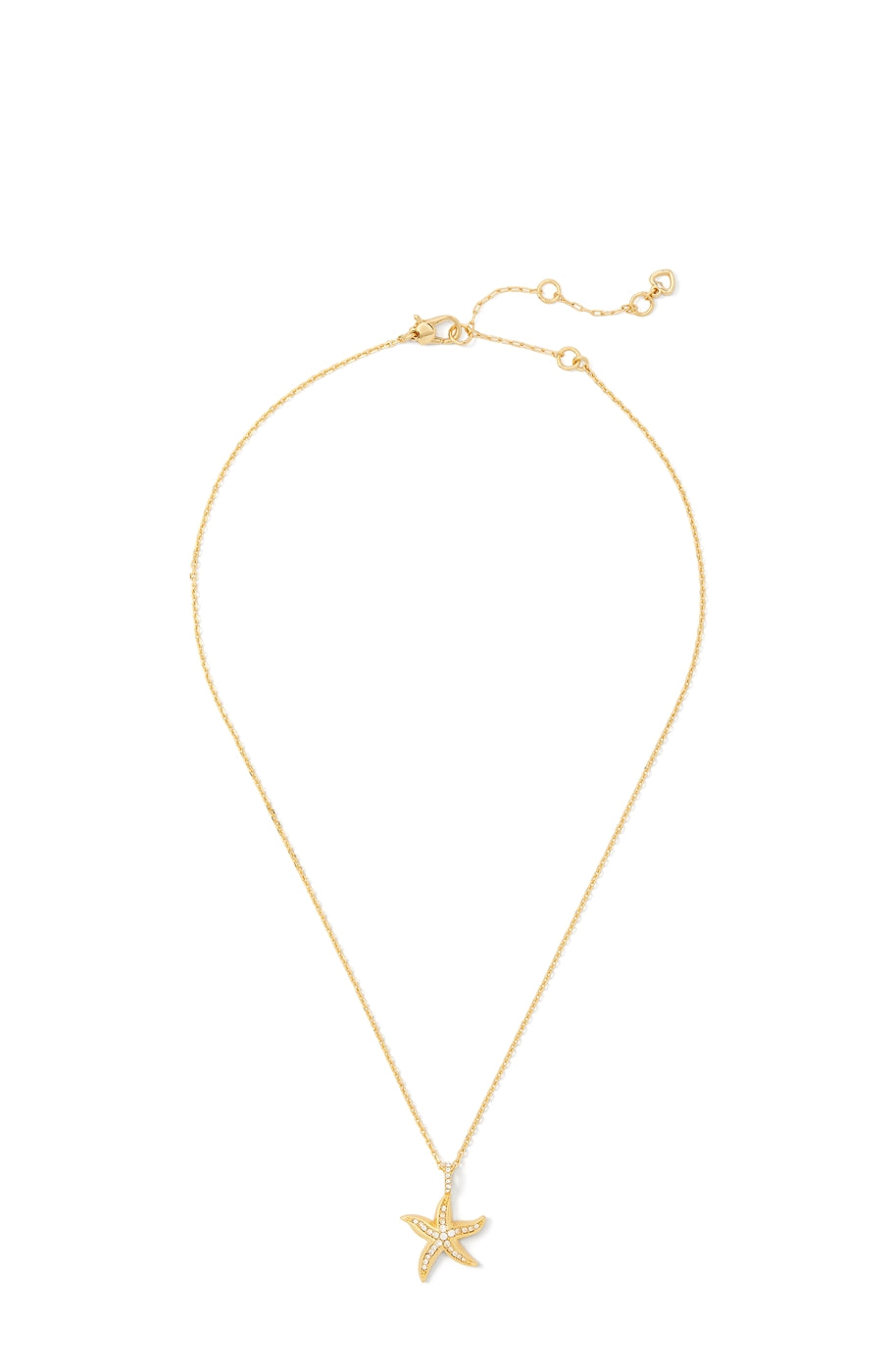 Kate Spade New York Gold Crystal Starfish Necklace