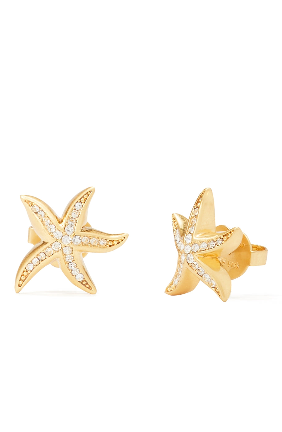 Kate Spade New York Gold Crystal Starfish Stud Earrings