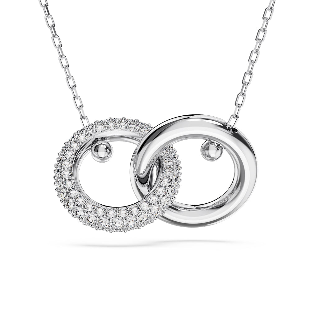 Swarovski Dextera Interlocking Loop Crystal Necklace