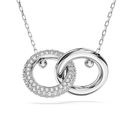 Swarovski Dextera Interlocking Loop Crystal Necklace