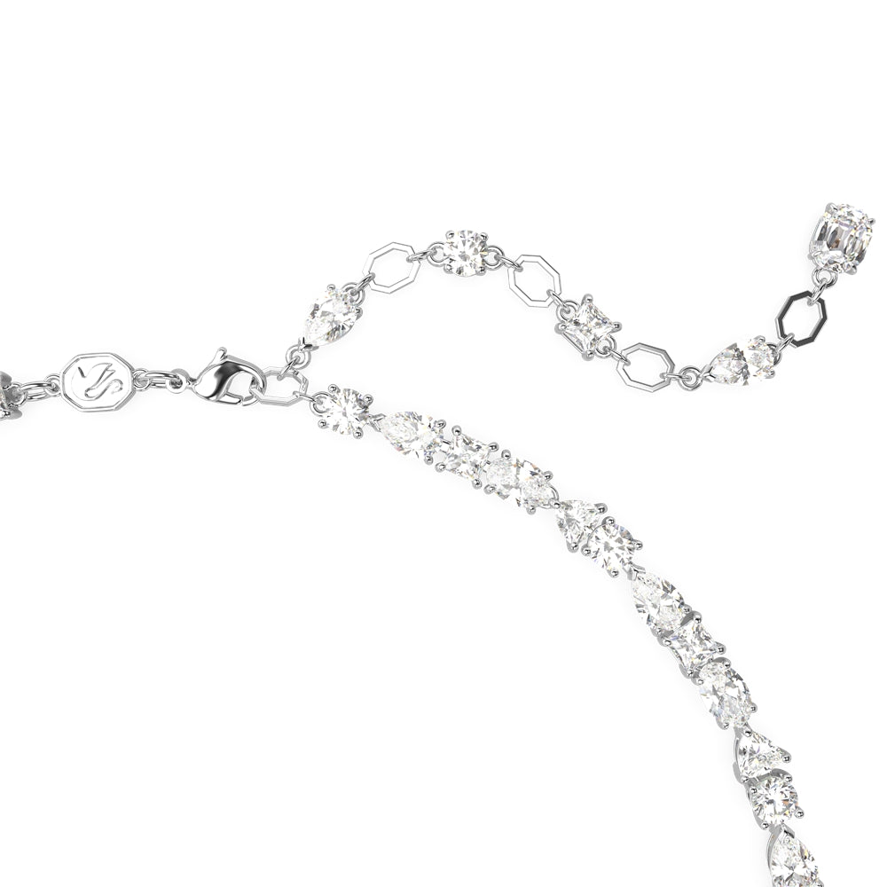 Swarovski Mesmara Mixed Cuts Rhodium Necklace