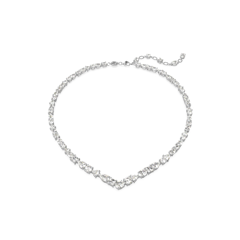 Swarovski Mesmara Mixed Cuts Rhodium Necklace