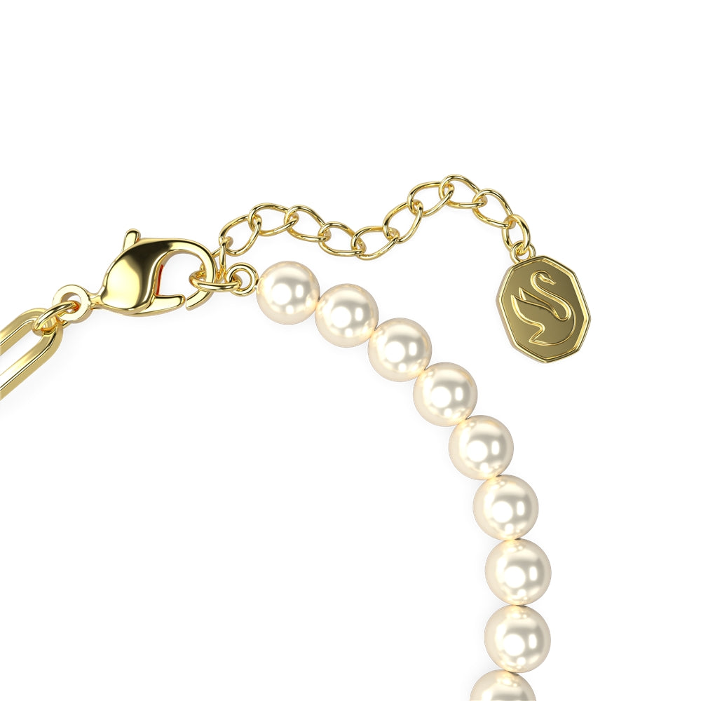 Swarovski Teddy Green and Pearl Gold-Tone Bracelet