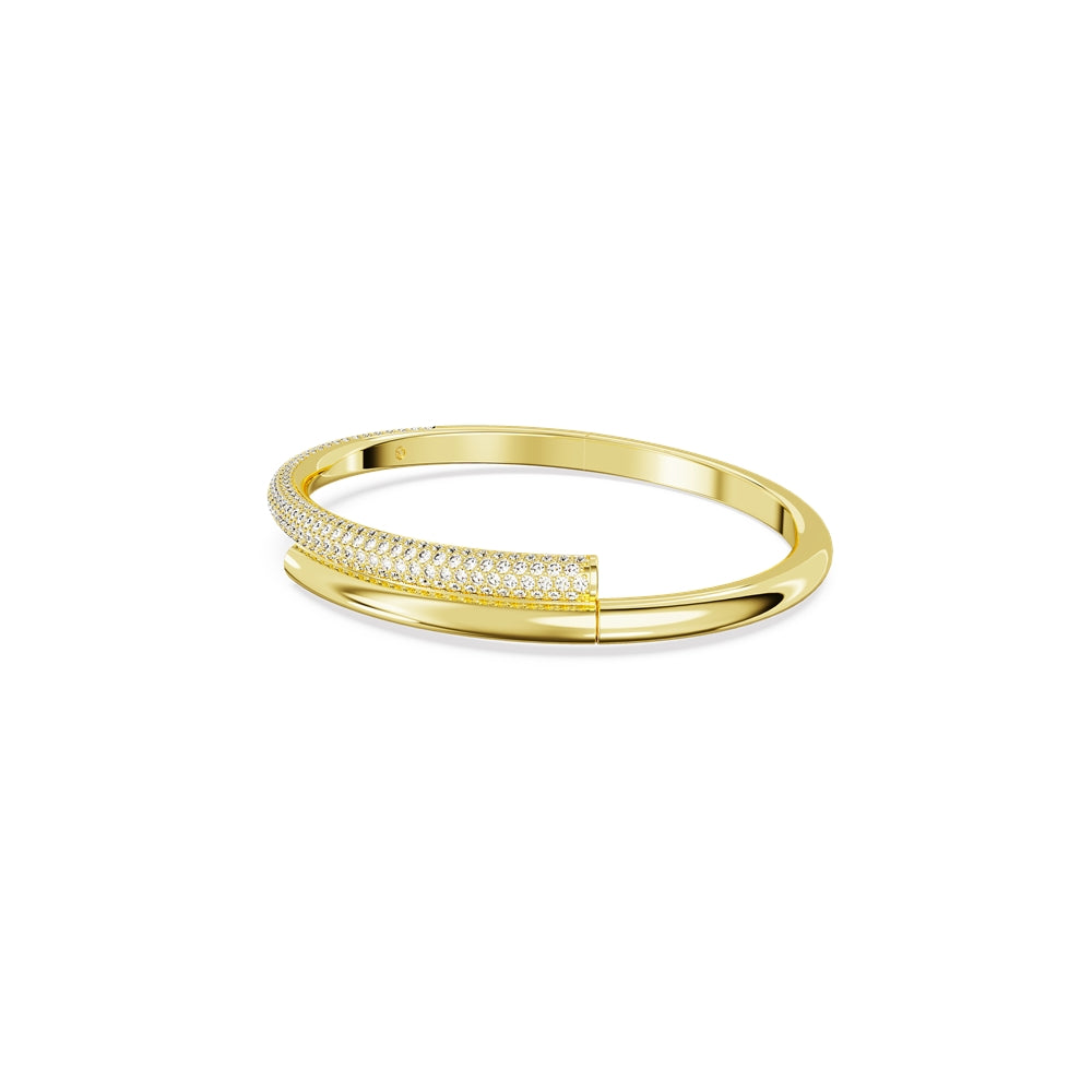 Swarovski Dextera Gold White Crystal Bangle