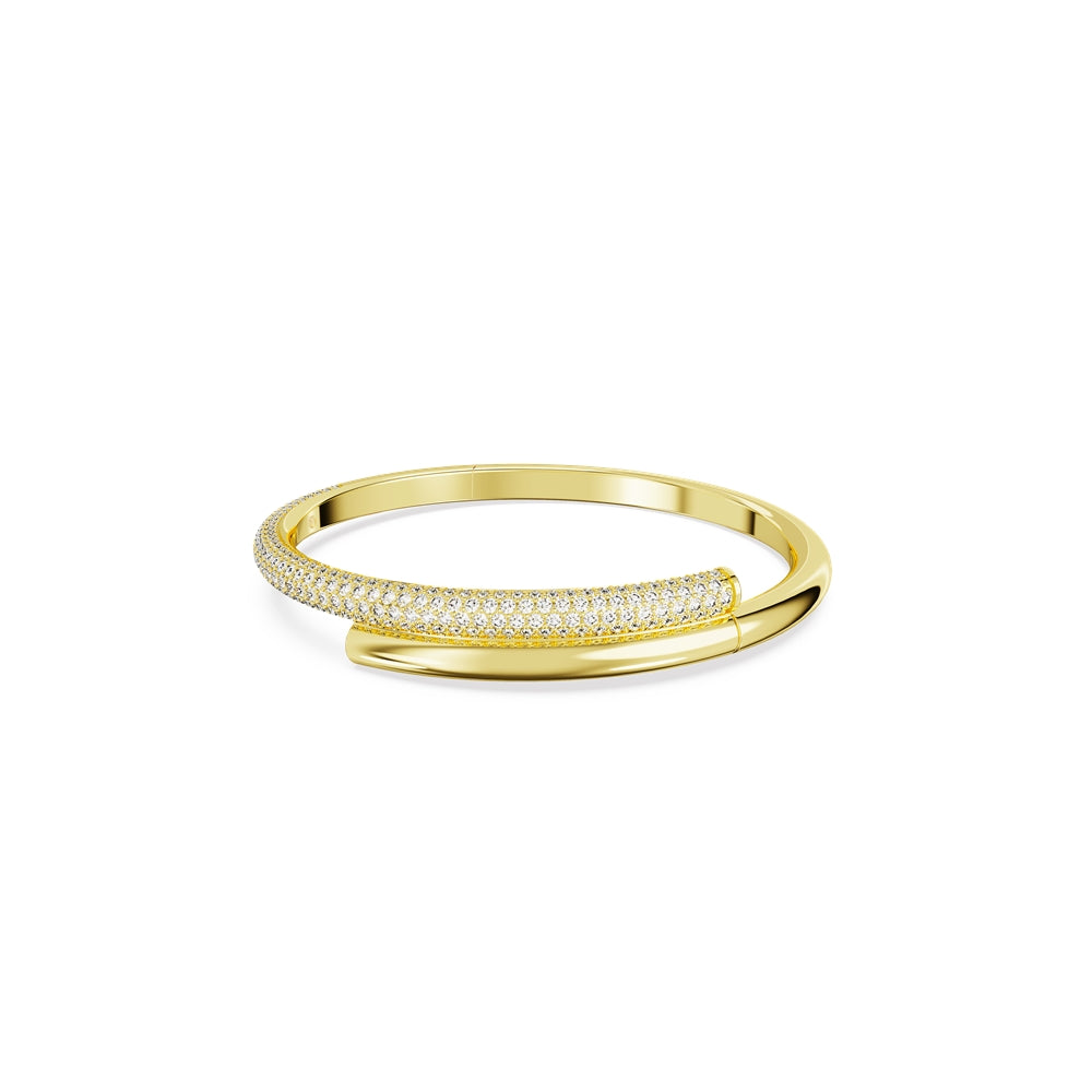 Swarovski Dextera Gold White Crystal Bangle