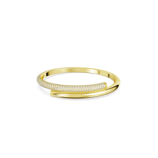 Swarovski Dextera Gold White Crystal Bangle