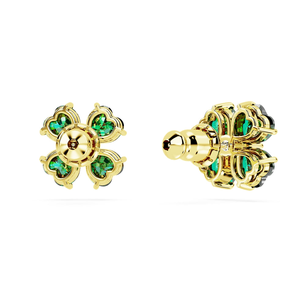 Swarovski Idillia Clover Green Stud Earrings