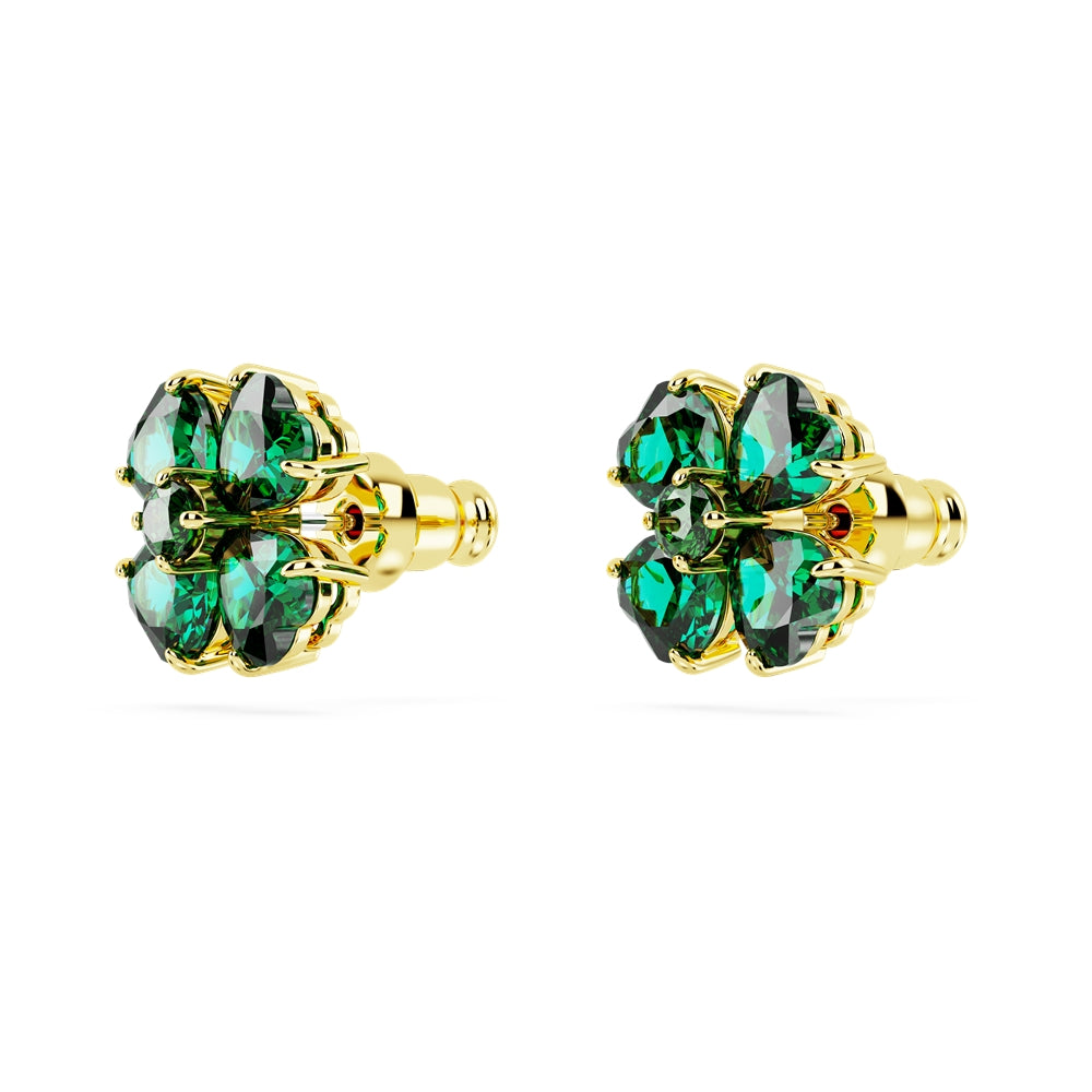 Swarovski Idillia Clover Green Stud Earrings