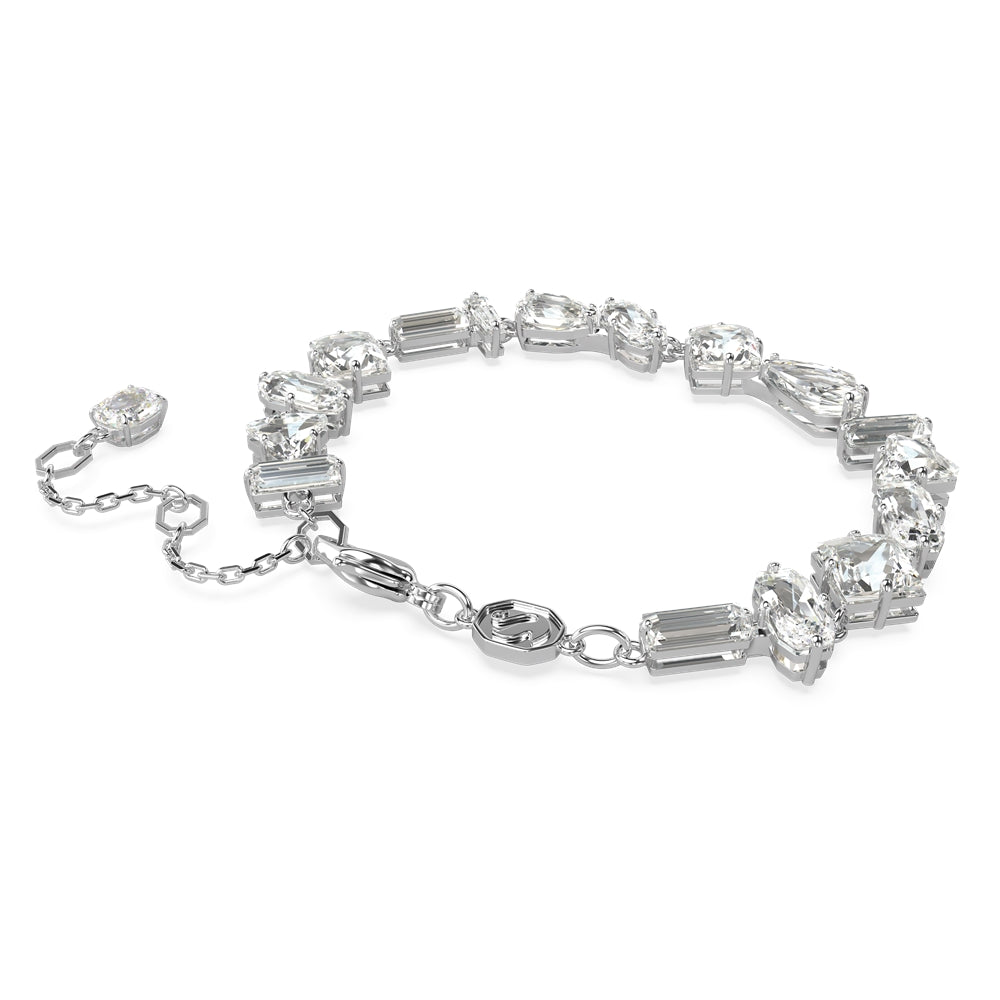 Swarovski Mesmara Mixed Cuts Rodium Plated Bracelet