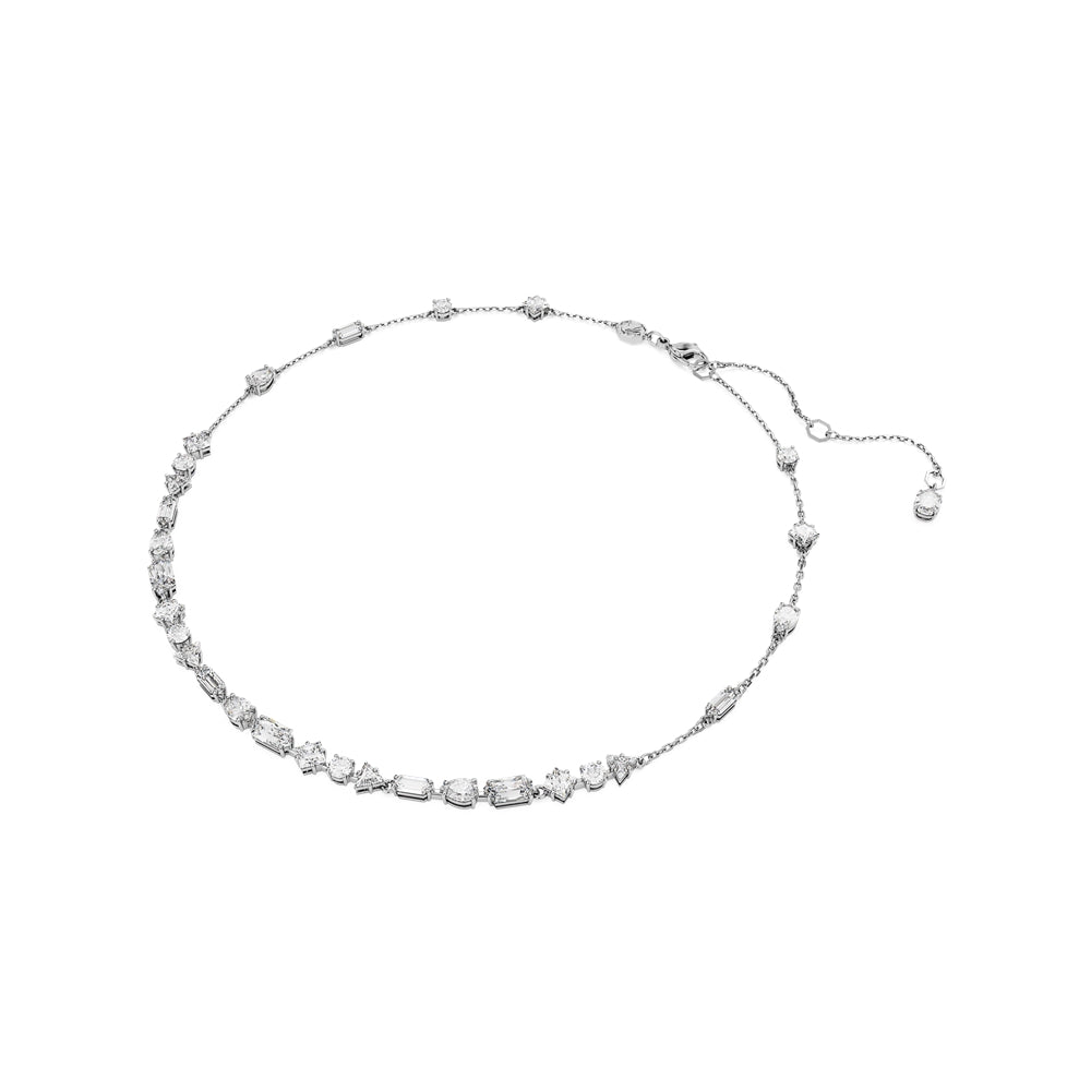 Swarovski Mesmara Mixed Cuts Scattered Design Necklace