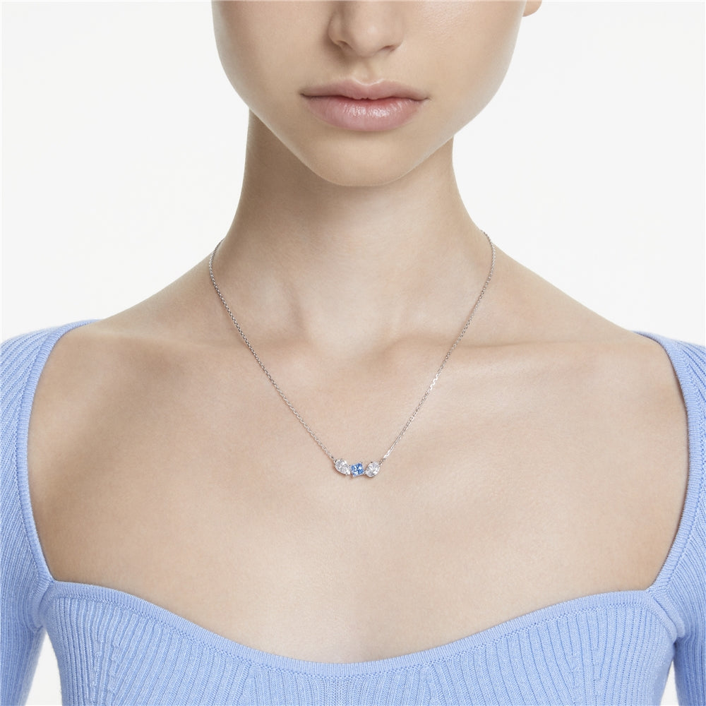 Swarovski Mesmera Blue Mixed Cuts Pendant Necklace
