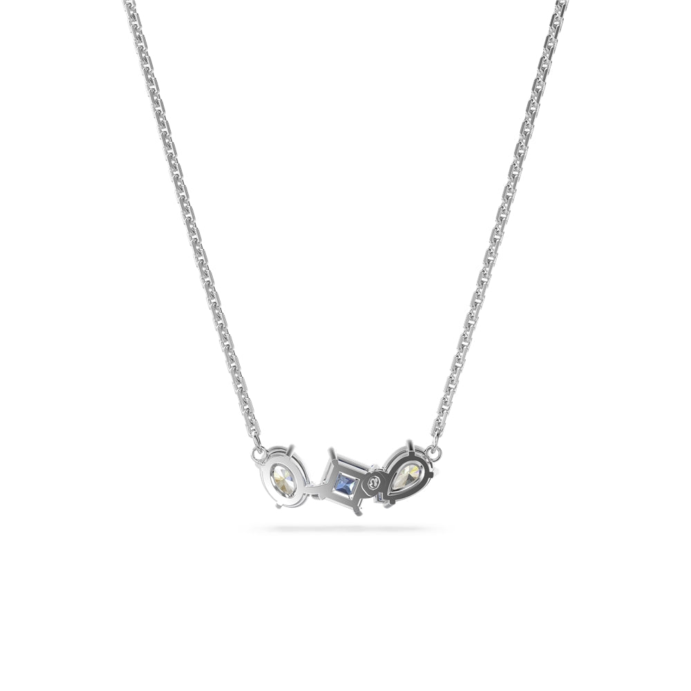 Swarovski Mesmera Blue Mixed Cuts Pendant Necklace