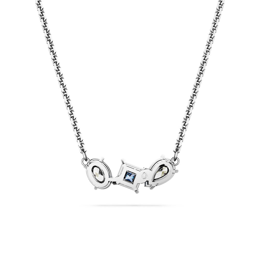 Swarovski Mesmera Blue Mixed Cuts Pendant Necklace