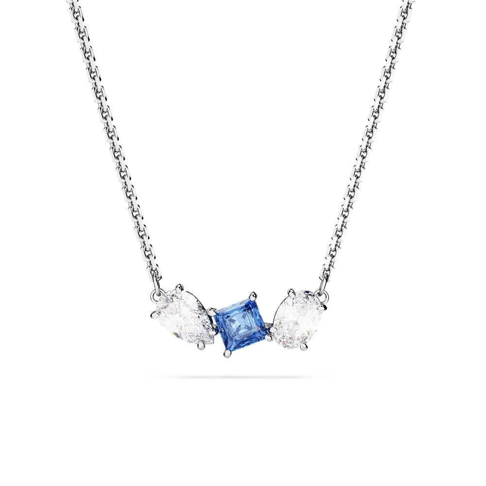 Swarovski Mesmera Blue Mixed Cuts Pendant Necklace