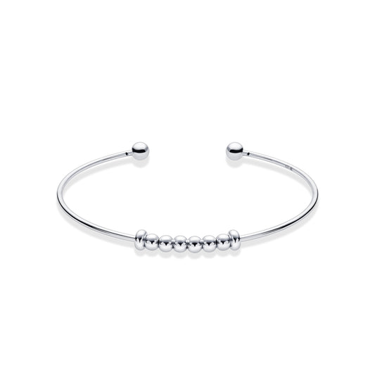 Argento Silver Soothing Adjustable Bangle