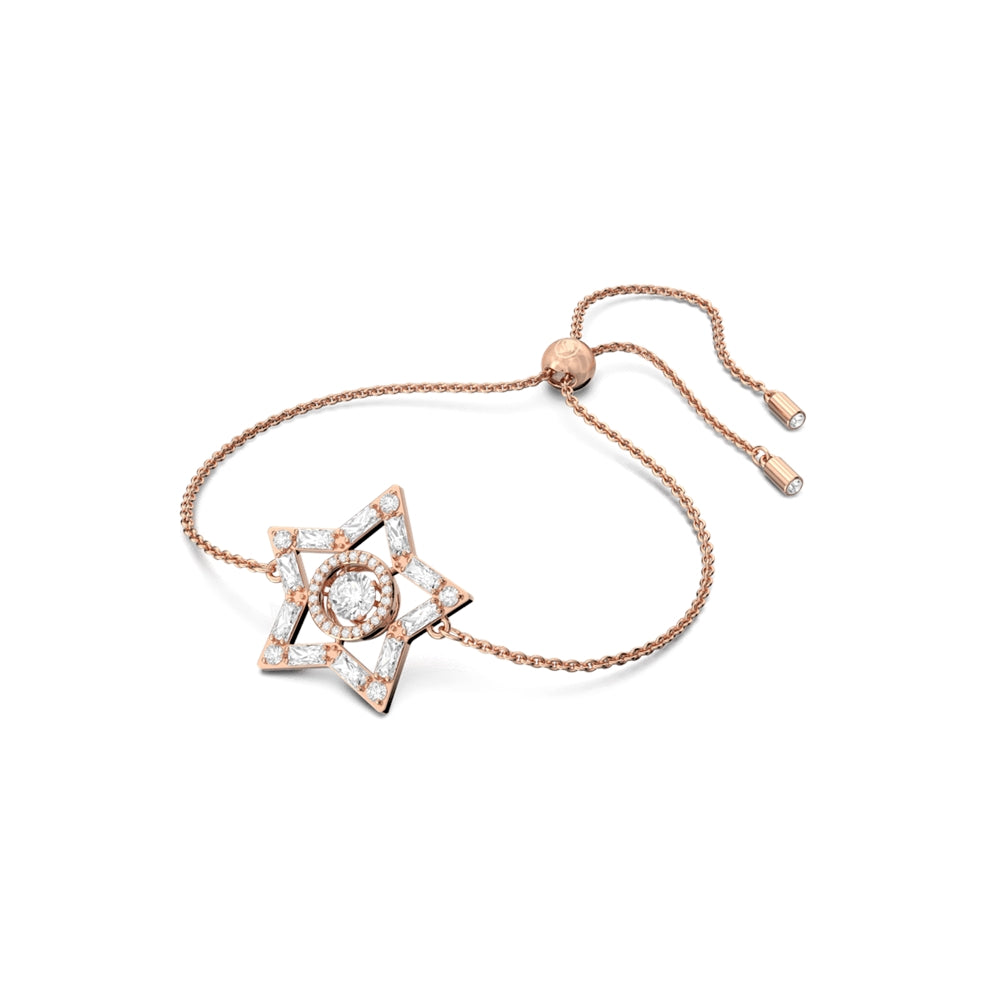 Swarovski Rose Gold Stella Star Pull Bracelet 