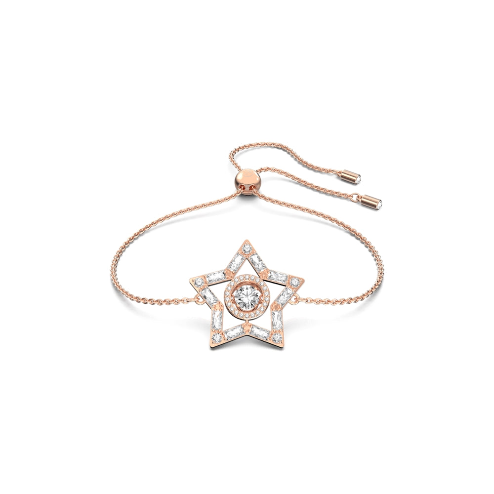 Swarovski Rose Gold Stella Star Pull Bracelet 