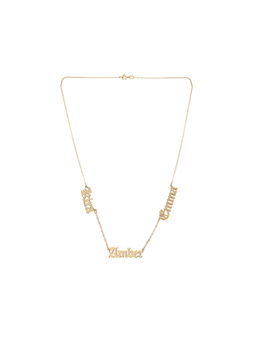 Argento Multiple Name Necklace