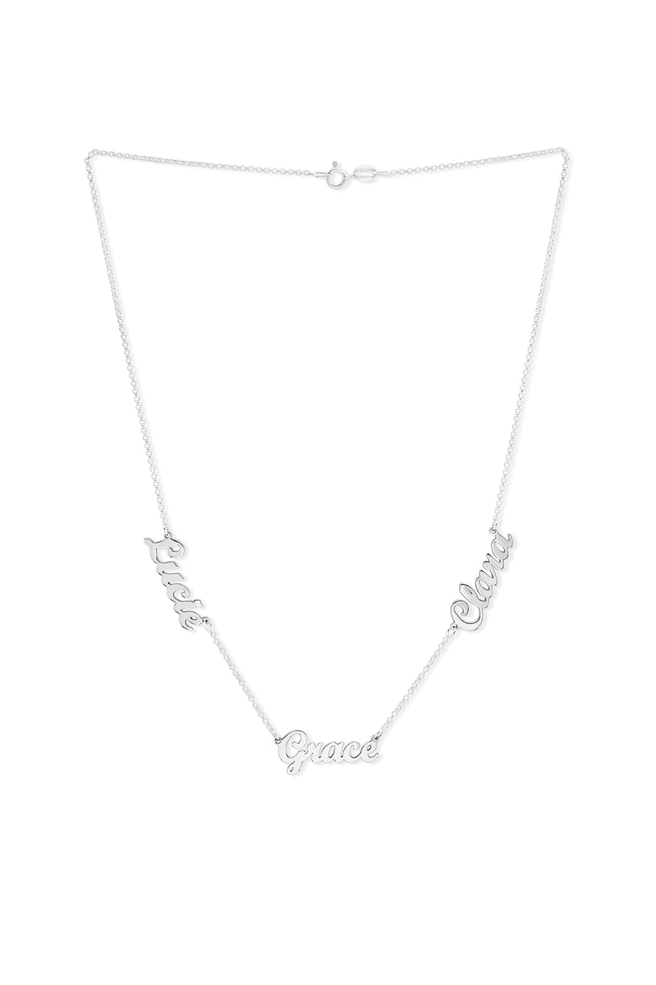 Argento Multiple Name Necklace
