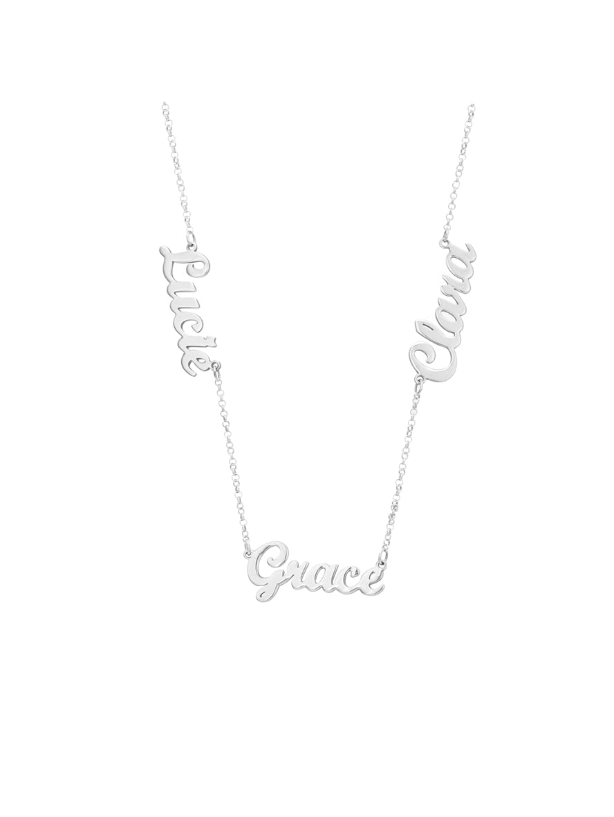 Argento Multiple Name Necklace