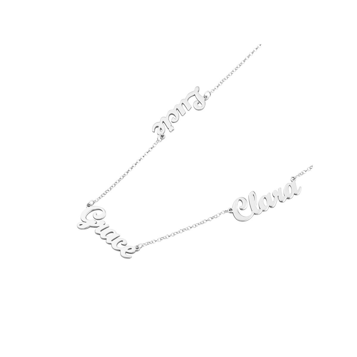 Argento Multiple Name Necklace