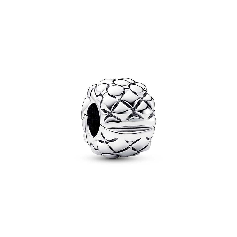 Pandora Silver Bold Studded Clip Charm