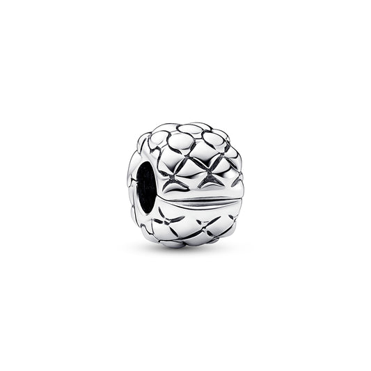 Pandora Silver Bold Studded Clip Charm