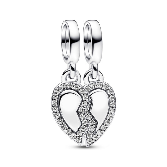 Pandora Friends Splitable Heart Dangle Charm