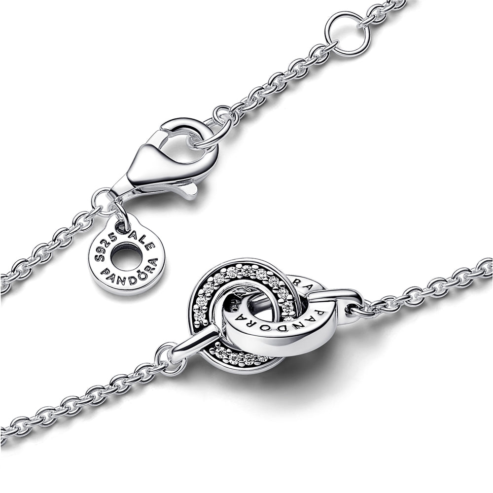 Pandora Intertwined Pavé Chain Bracelet