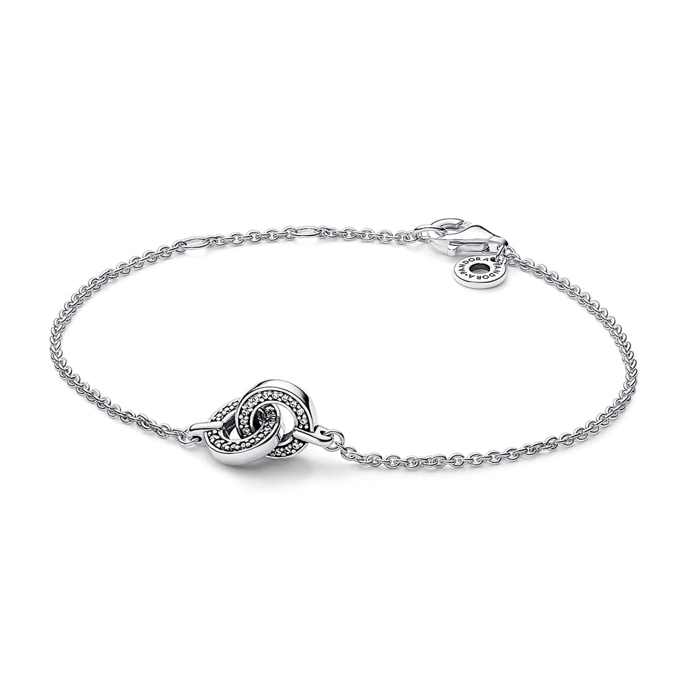Pandora Intertwined Pavé Chain Bracelet
