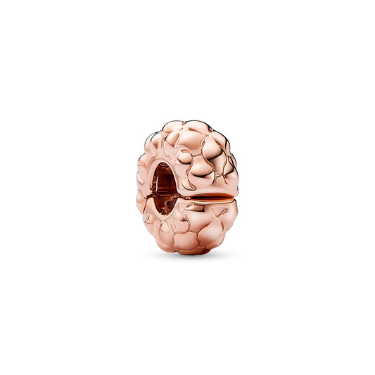 Pandora Rose Gold Slim Studded Clip Charm