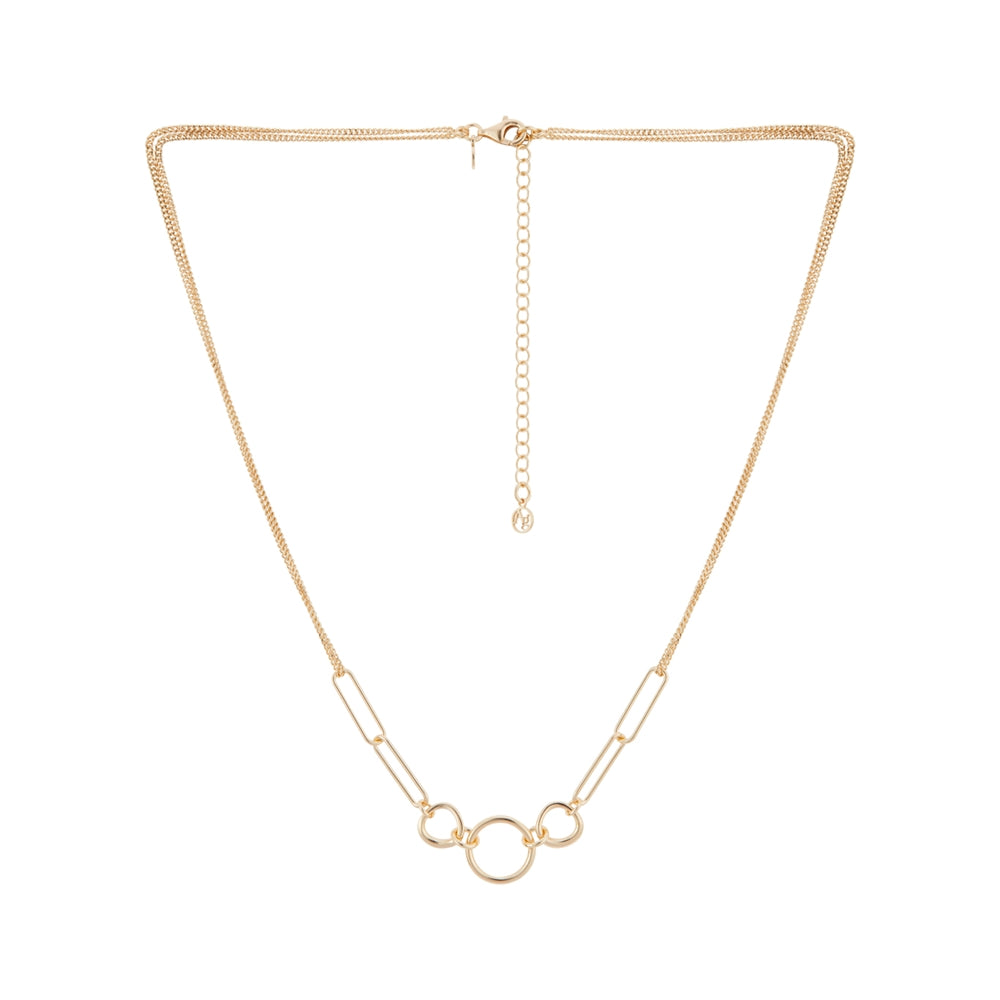 Argento Gold Circle Chain Necklace