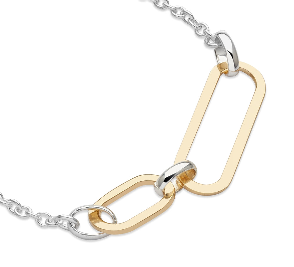 Argento Silver Two Toned Bracelet