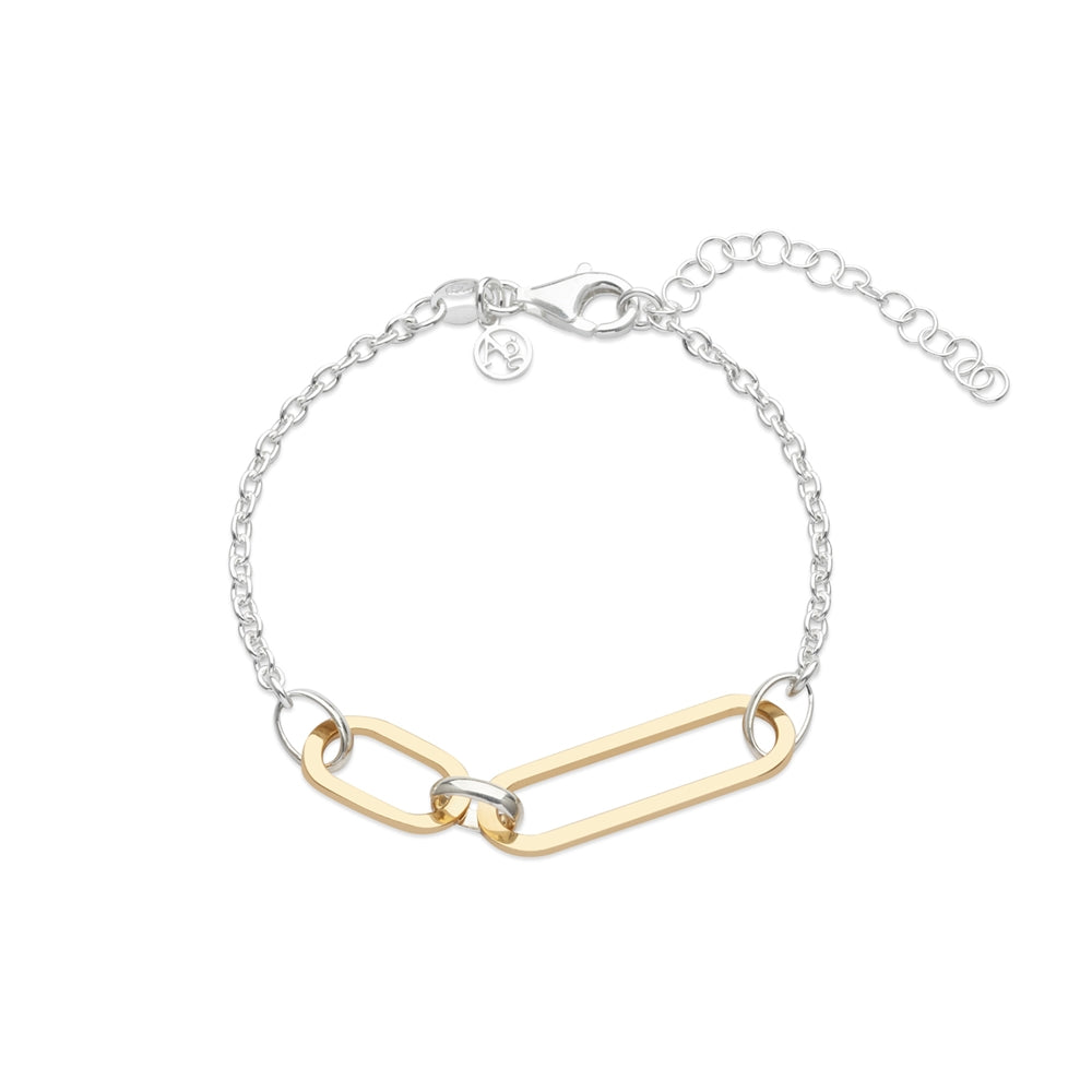 Argento Silver Two Toned Bracelet