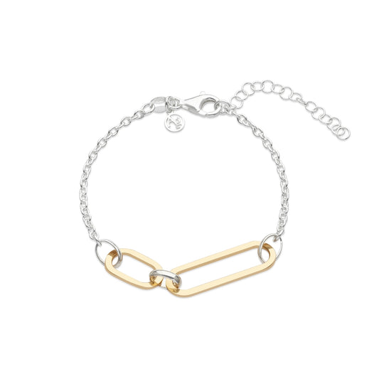 Argento Silver Two Toned Bracelet